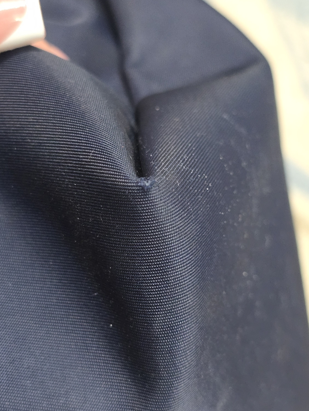 Longchamp Navy Le Pliage Top-Handle Nylon Tote - Picture 10 of 10